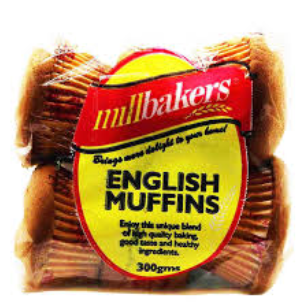 MILLBAKERS ENGLISH MUFFINS 300G
